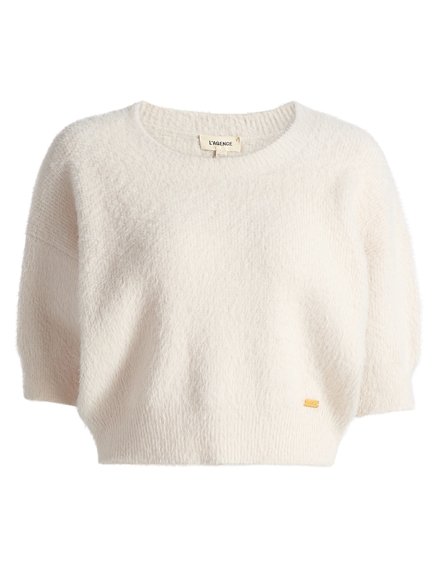 Women's Guinevere Crop Sweater - Vintage White