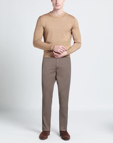 Yan Simmon Man Pants Taupe Size 28 Modal, Cotton, Elastane