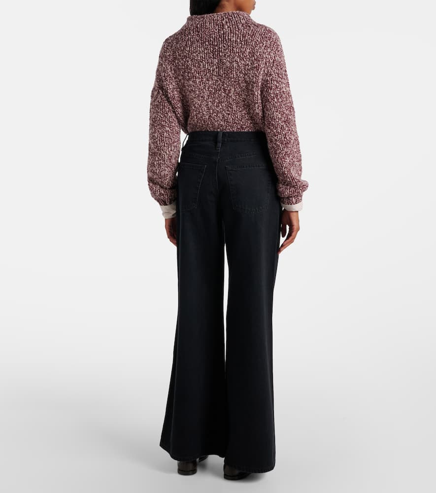 Easy Wide Flare high-rise flared jeans