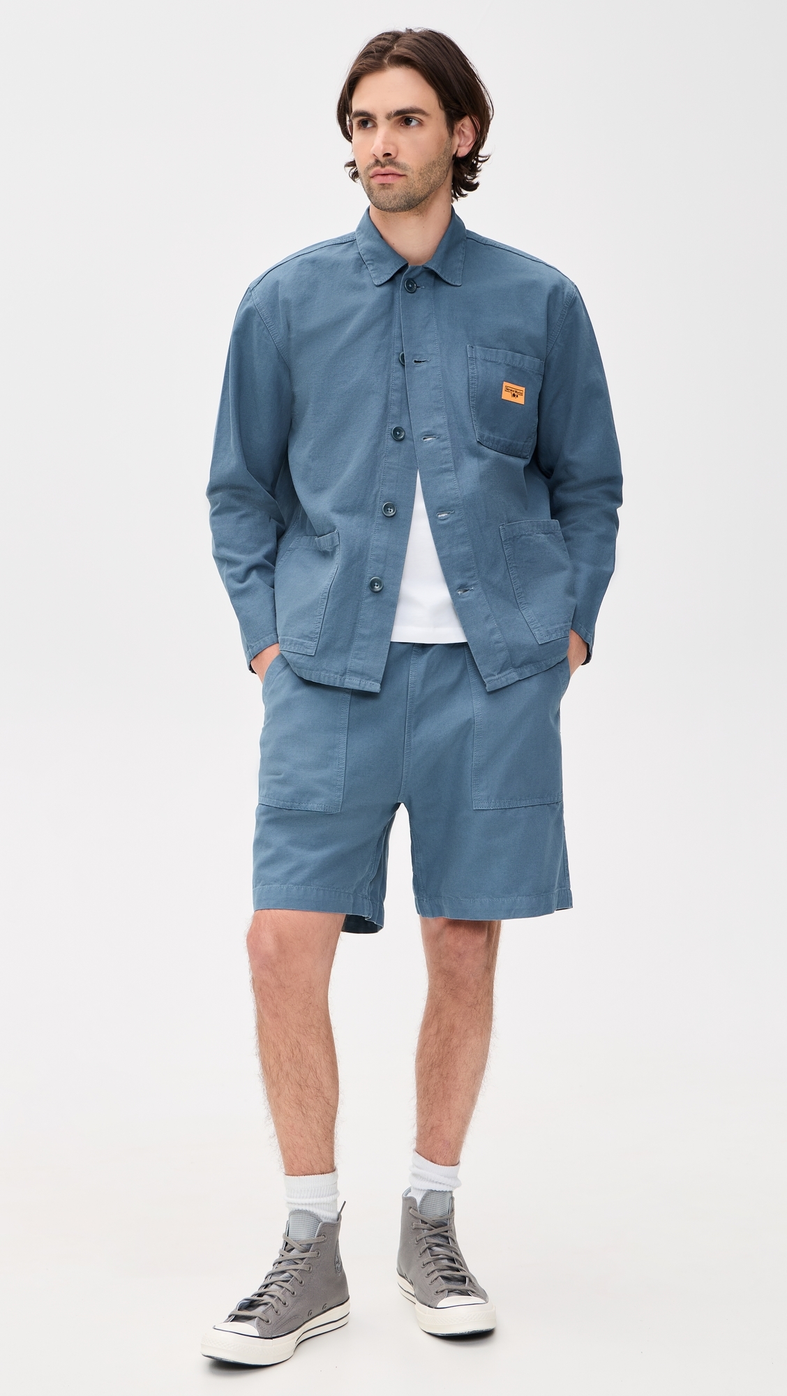 Canvas Chore Shirt Slate