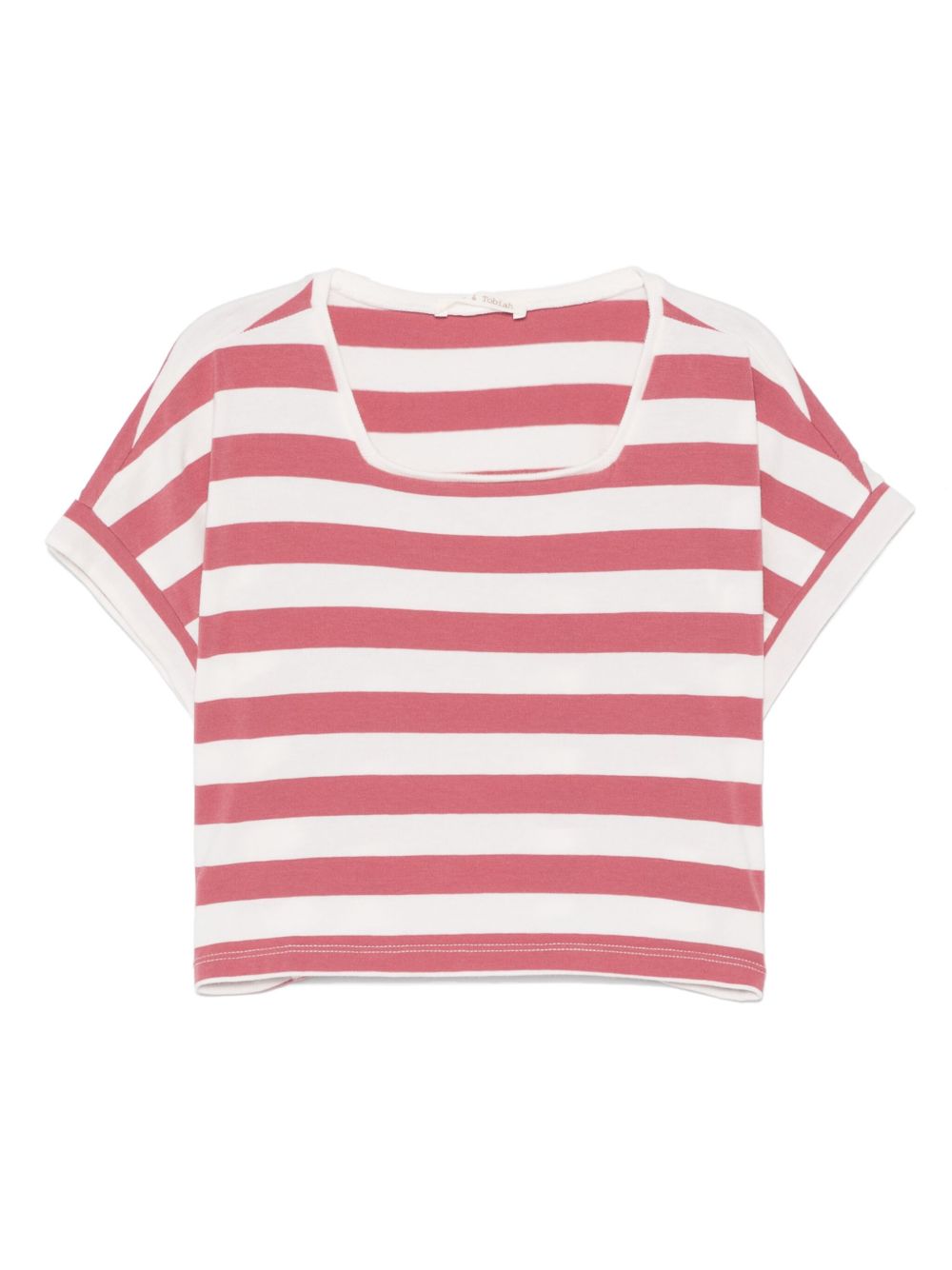 Zhoe & Tobiah striped T-shirt - White