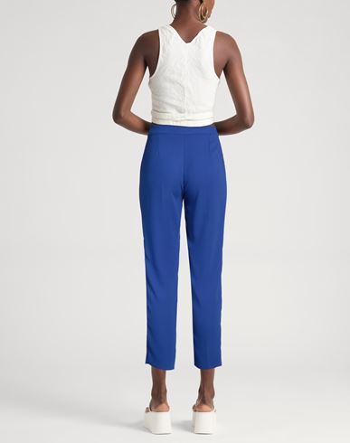 Woman Pants Bright blue Size 2 Polyester