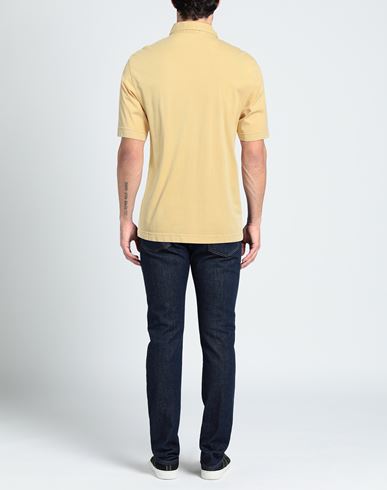 Man Polo shirt Pastel yellow Size L Cotton