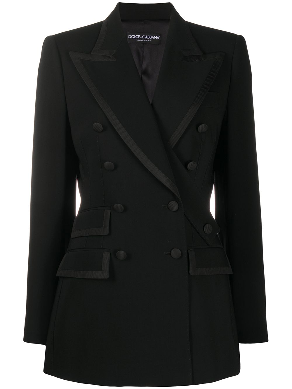 Double-breasted blazer - Black