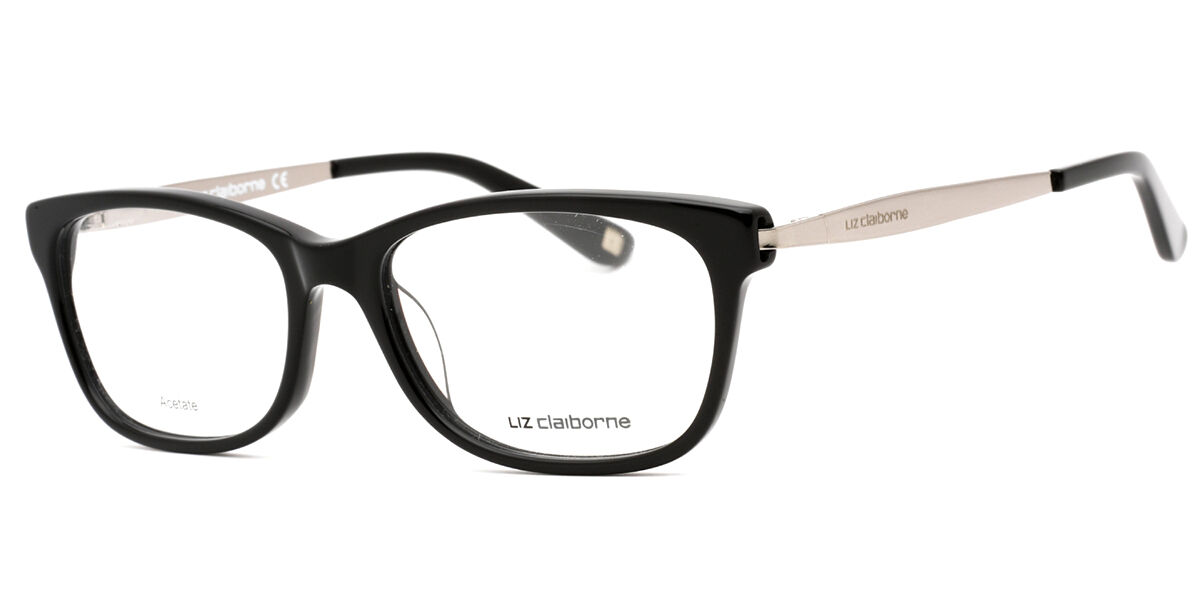 Liz Claiborne L 637 087 Women's Eyeglasses Black Size 52 - Blue Light Block Available