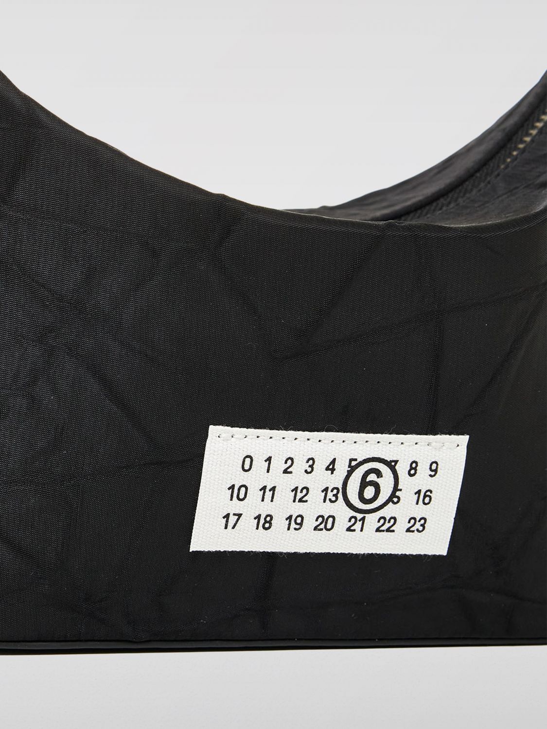 Logo-patch cross body bag - Black