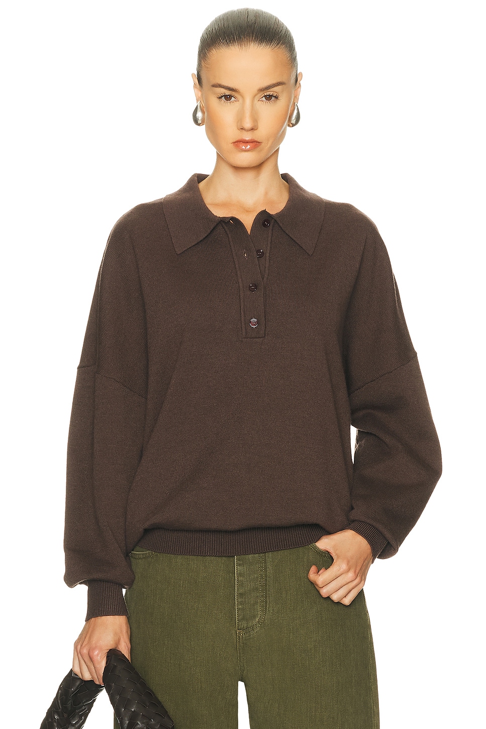 SER.O.YA Vespen Sweater in Brown.  XS. Also in L, M, S