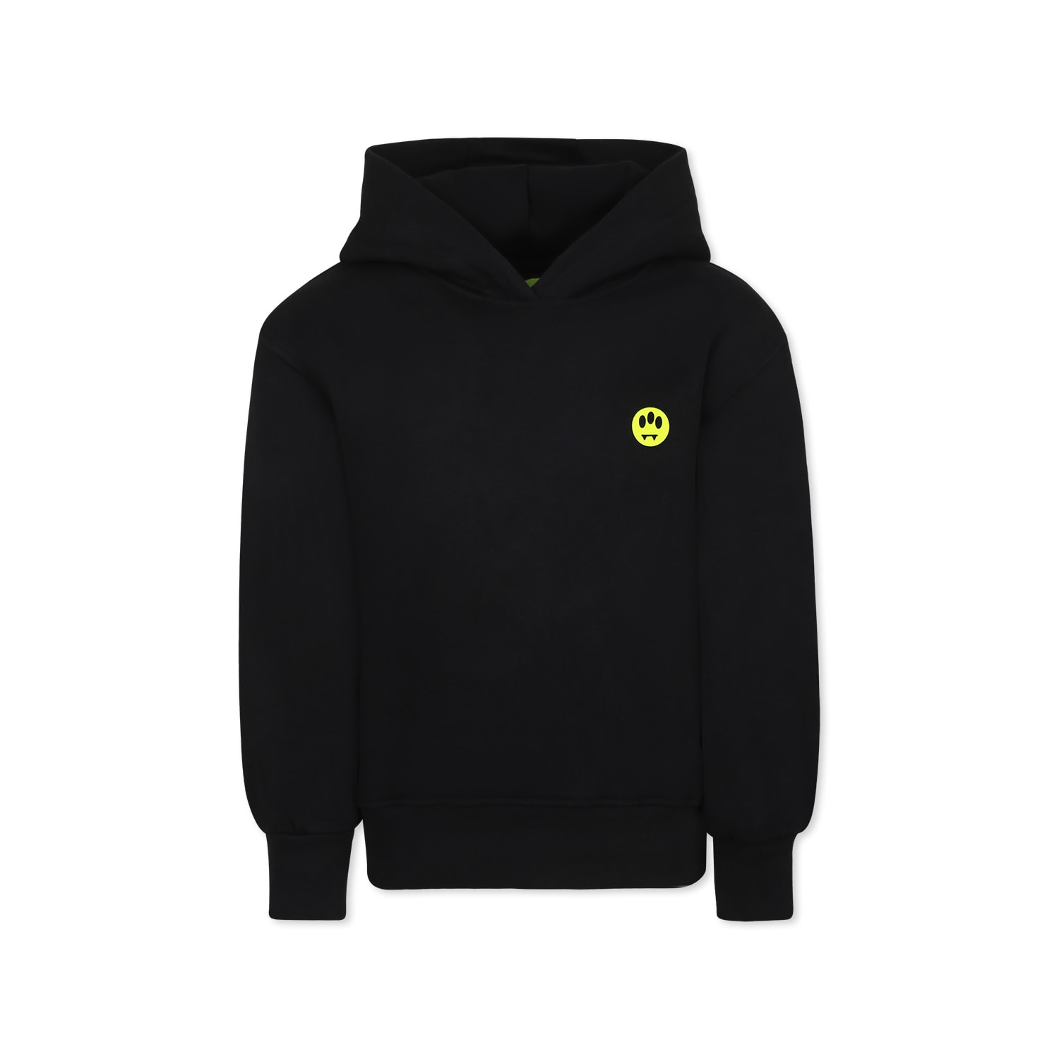 Black Sweatshirt For Kids With Smiley