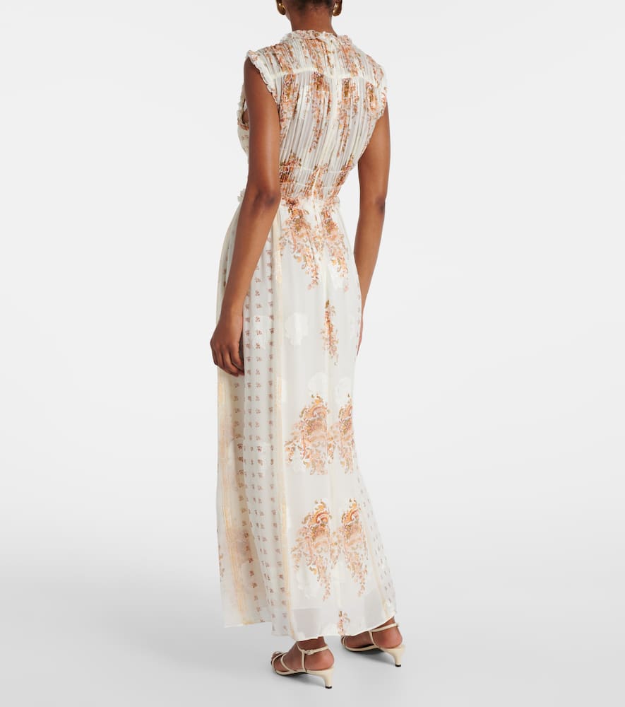 Kasia floral silk-blend maxi dress