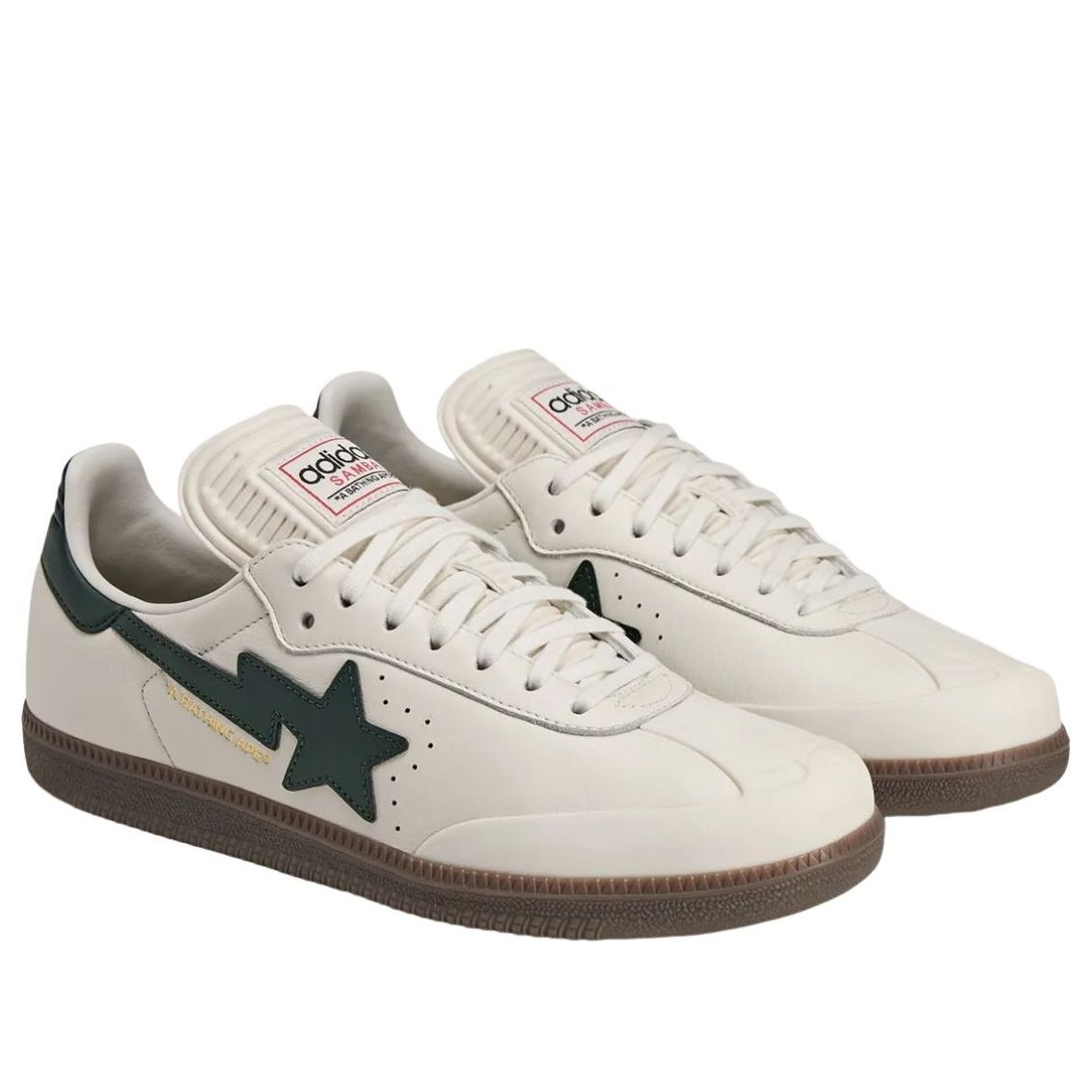 X A Bathing Ape Samba 'White Forest'