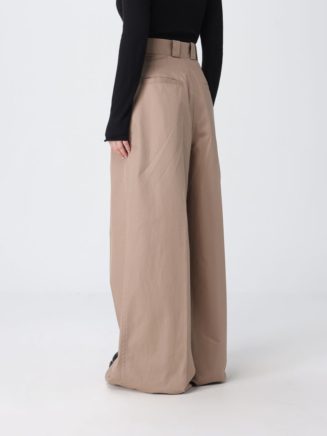 Pants Woman color Beige