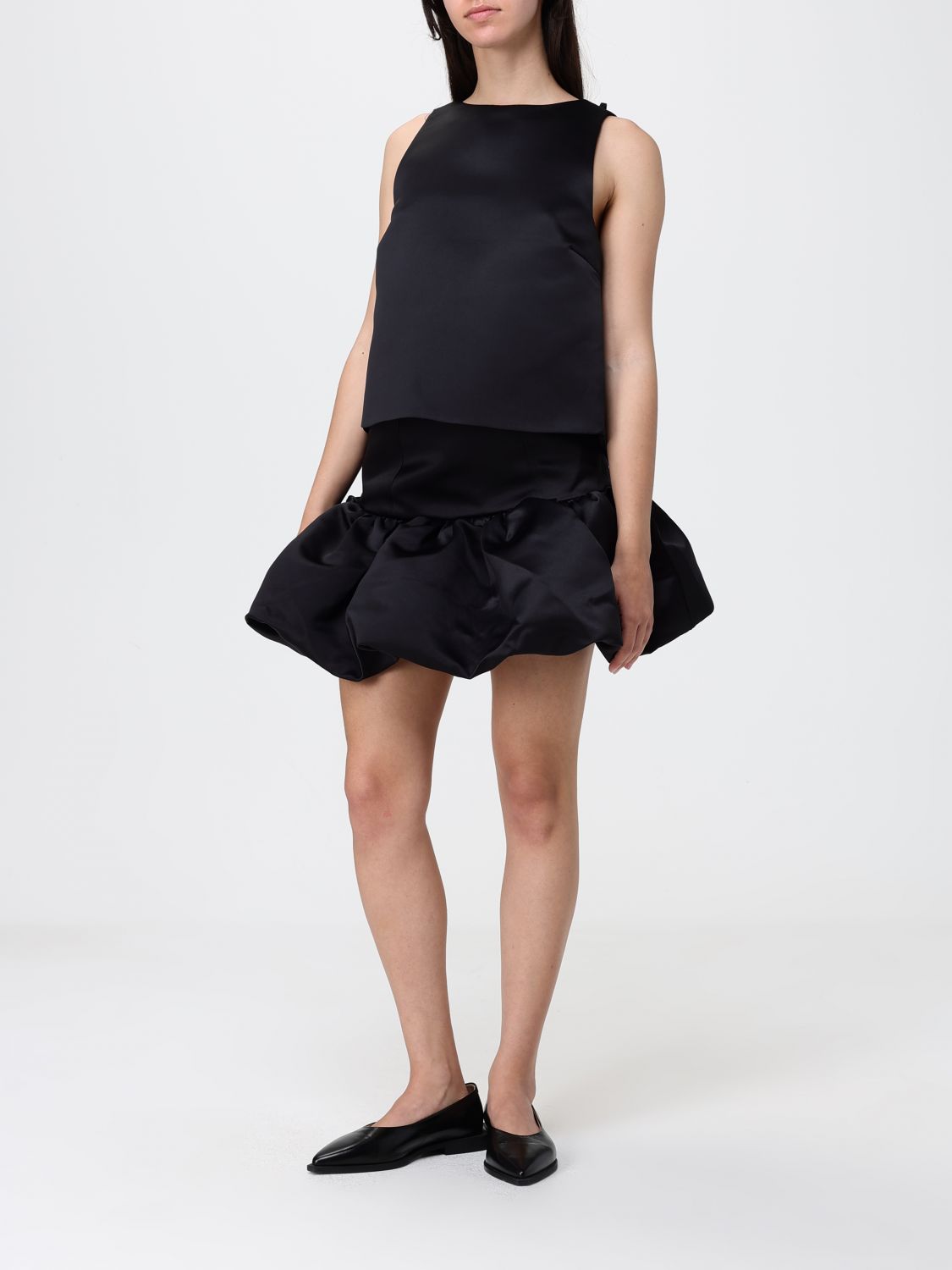 Skirt Woman color Black