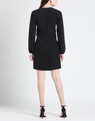 Woman Mini dress Black Size 6 Polyester