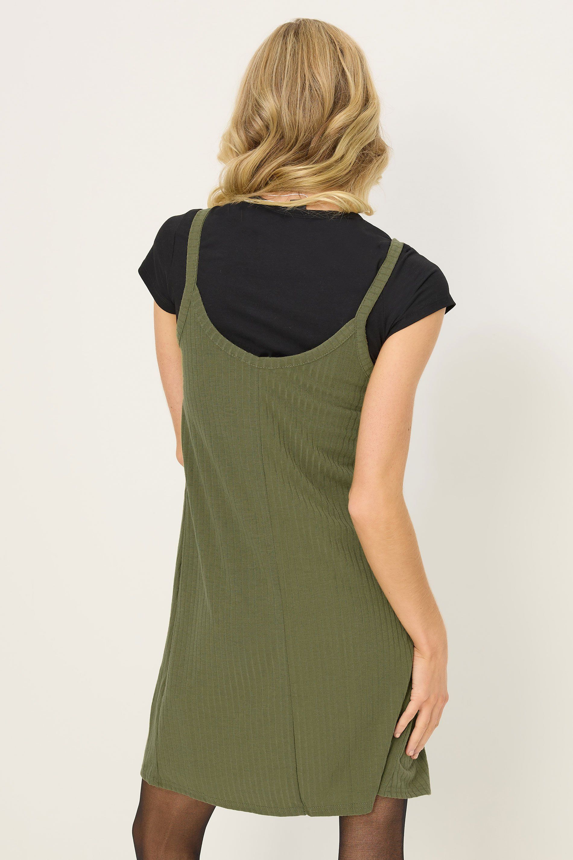Pixiegirl Petite Button Front Sleeveless Dress In Green