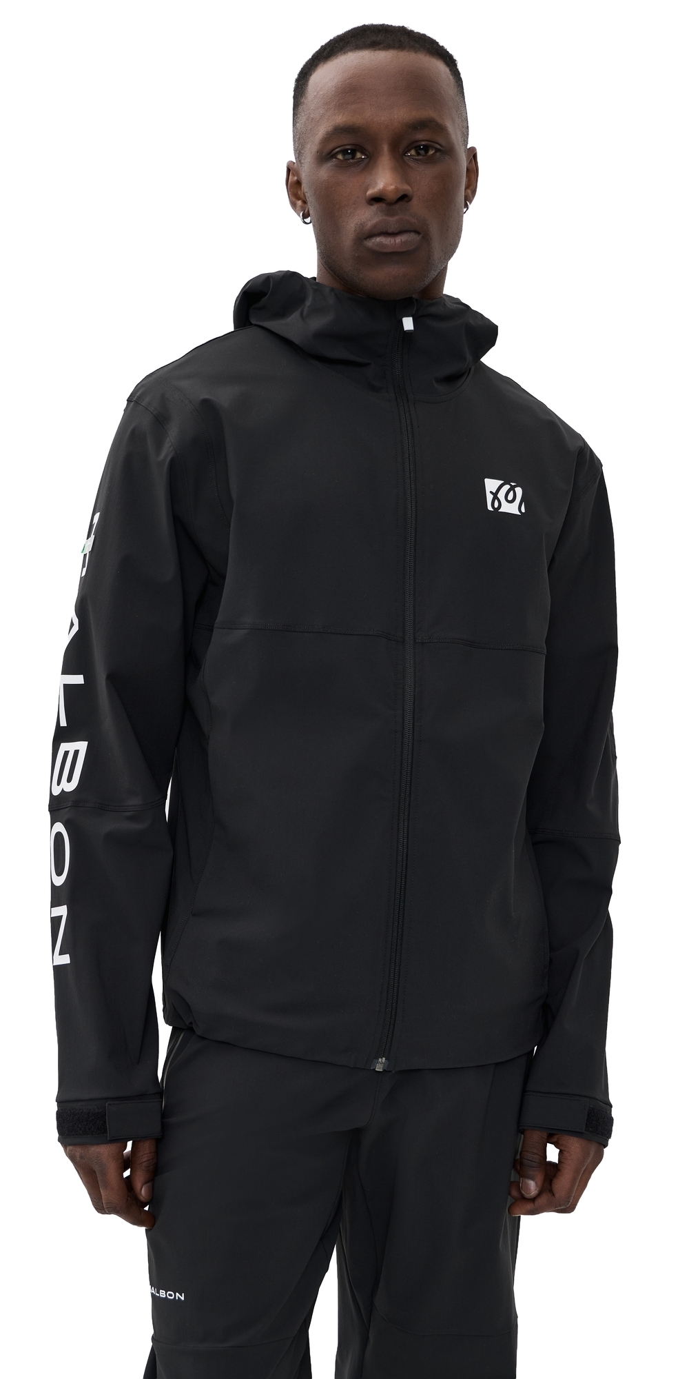Performance Full Zip Shell Jacket Black