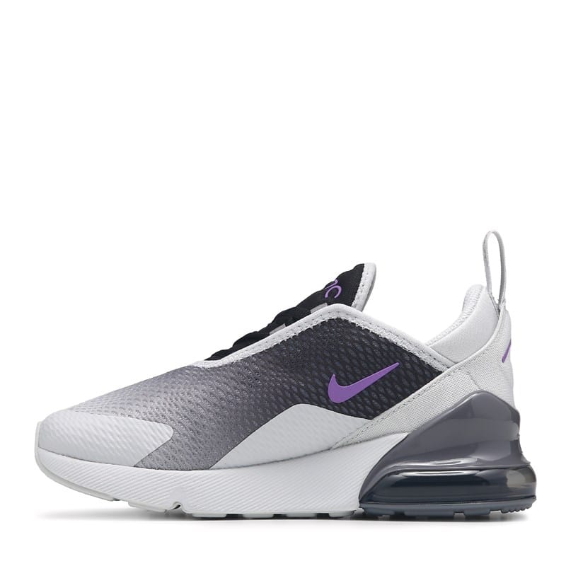Kids' Air Max 270 Sneaker Little Kid Shoes (Grey/Black/Purple)