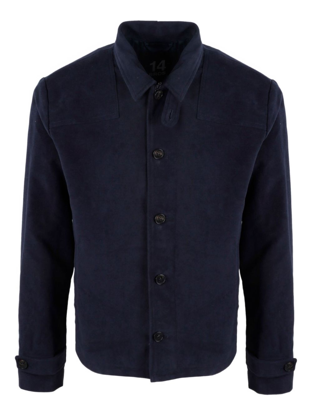 14BROS wool shirt jacket - Blue
