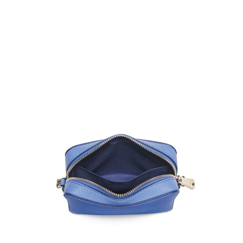 Milly Crossbody Bag in Capri Blue Pebble