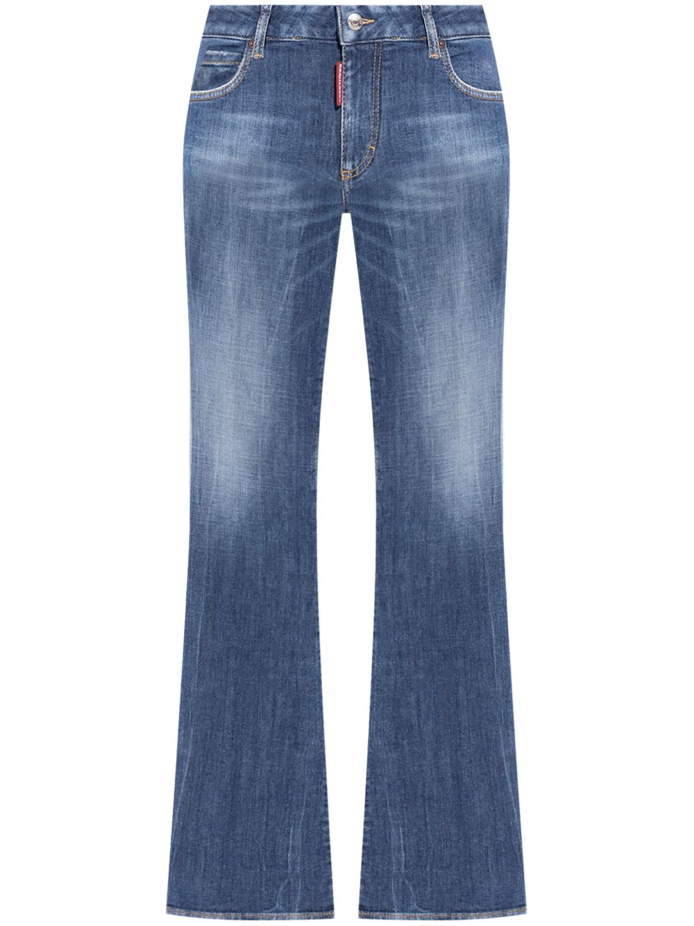 Mid-rise flared jeans - Blue