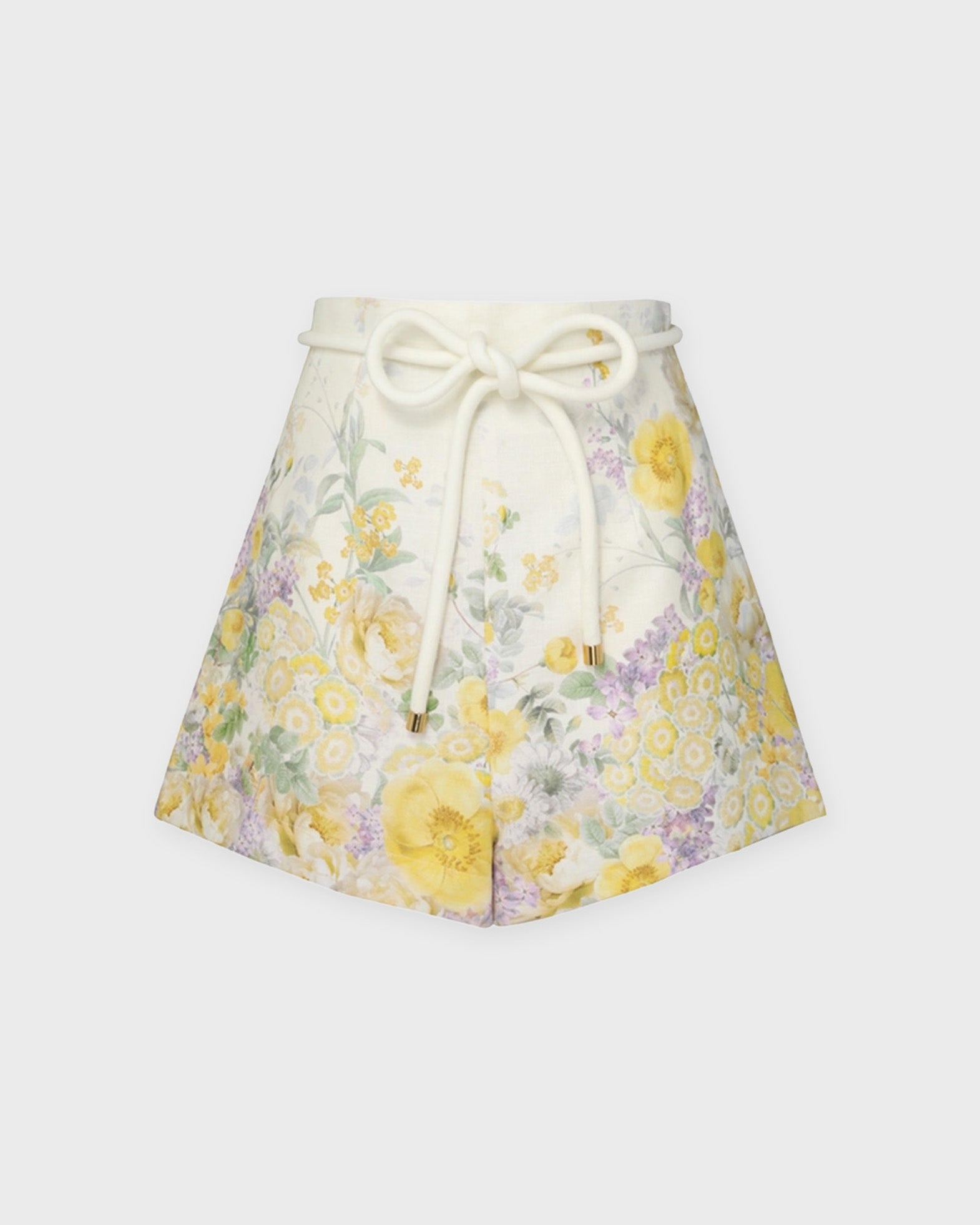 Zimmermann Shorts Harmony High Waisted Yellow 3