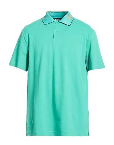 Man Polo shirt Green Size M Cotton