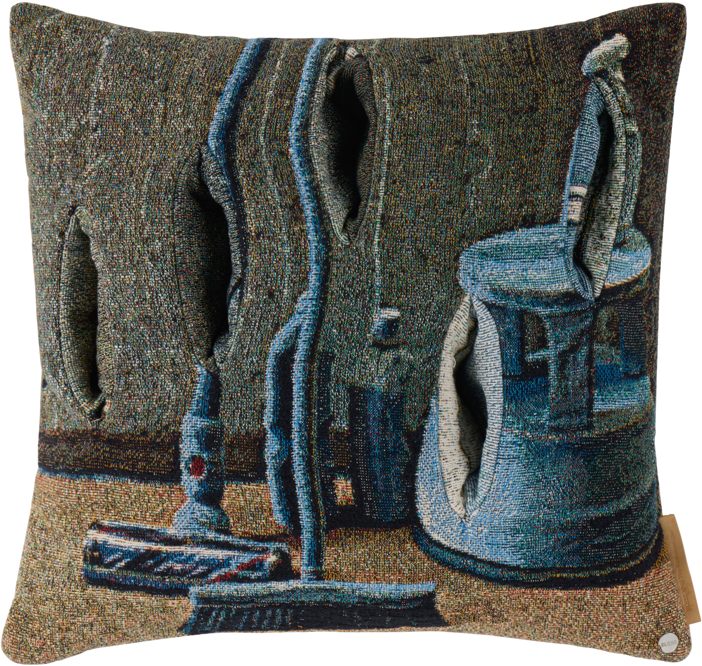Multicolor Nº46 The Kaleidescope Elevator Blanket Slit Cushion