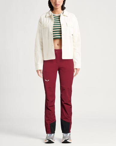 Agner Woman Pants Brick Size 6 Recycled polyamide, Polyester, Elastane, Polyamide