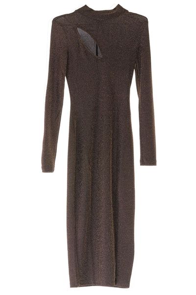 Just Cavalli Cut-Out Side-Slit Dress