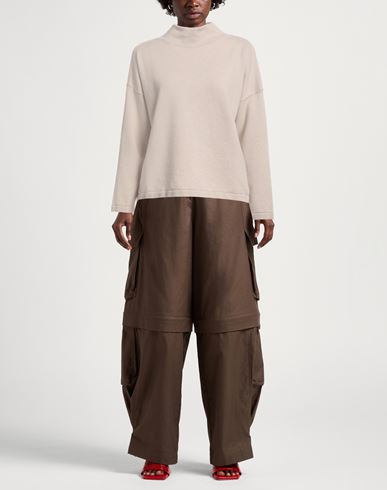 Woman Turtleneck Beige