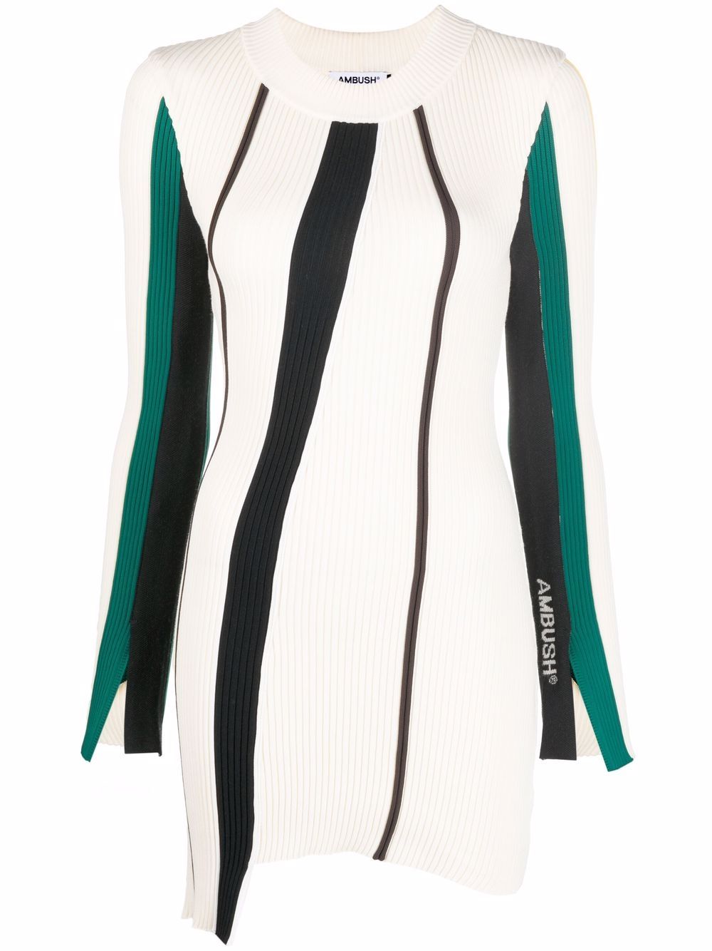 Logo ribbed-knit jumper