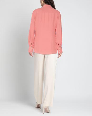 Woman Shirt Pink Size 2 Acetate, Silk