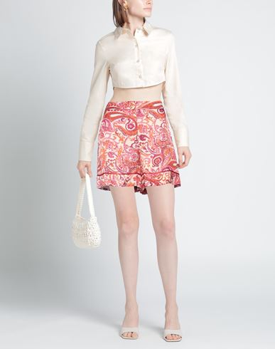 Woman Shorts & Bermuda Shorts Garnet Size 10 Viscose