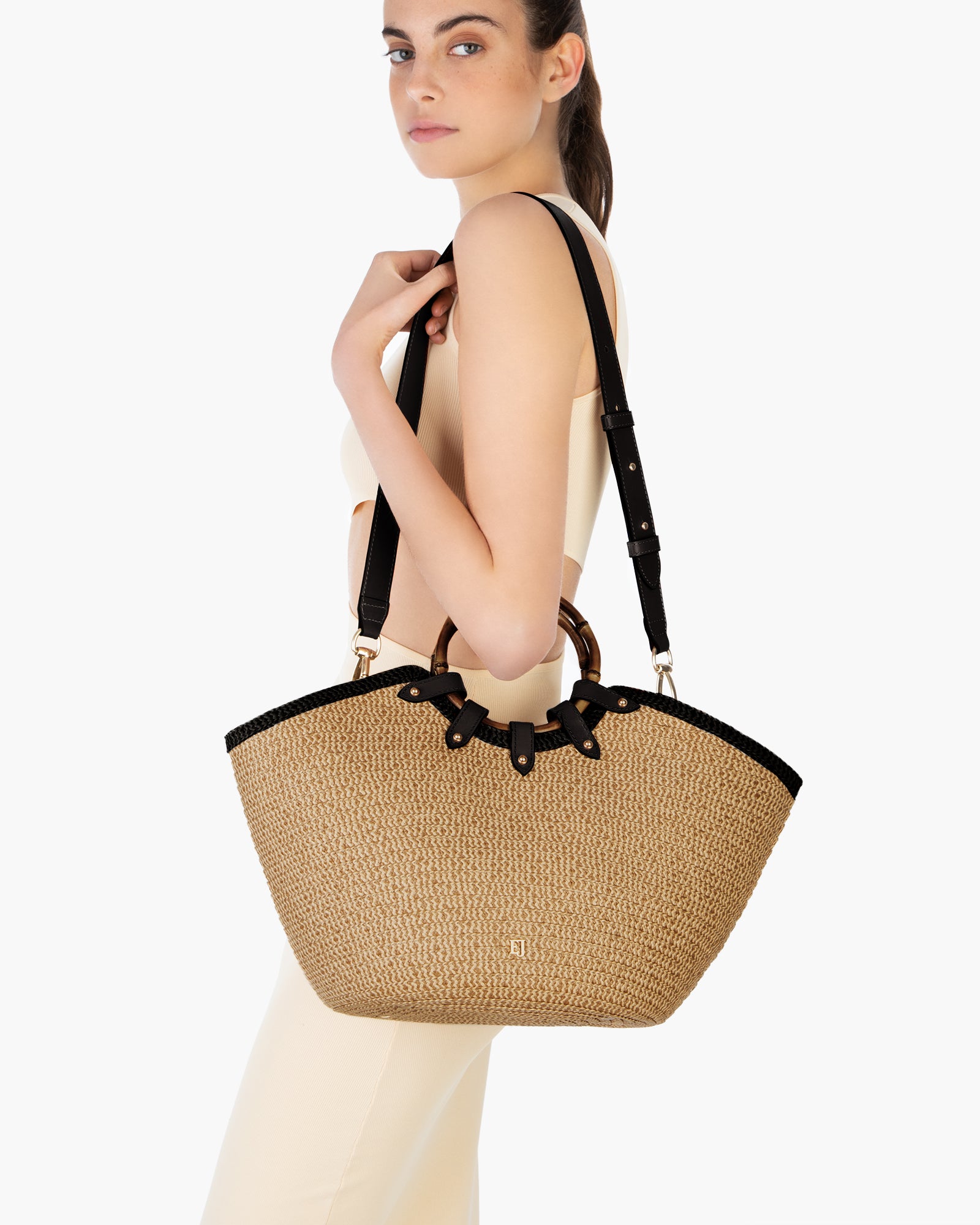 My Way II Jumbo-size Leather-trimmed Squishee Tote for Women