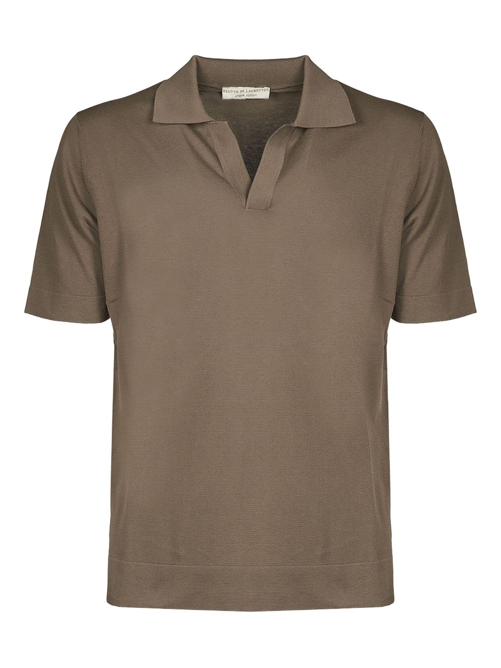 Cotton polo shirt - Brown