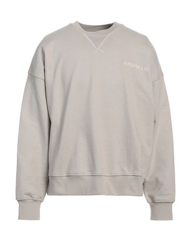 A Paper Kid Man Sweatshirt Light grey Size L Cotton