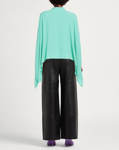 Malìparmi Woman Shirt Green Size 4 Acetate, Silk