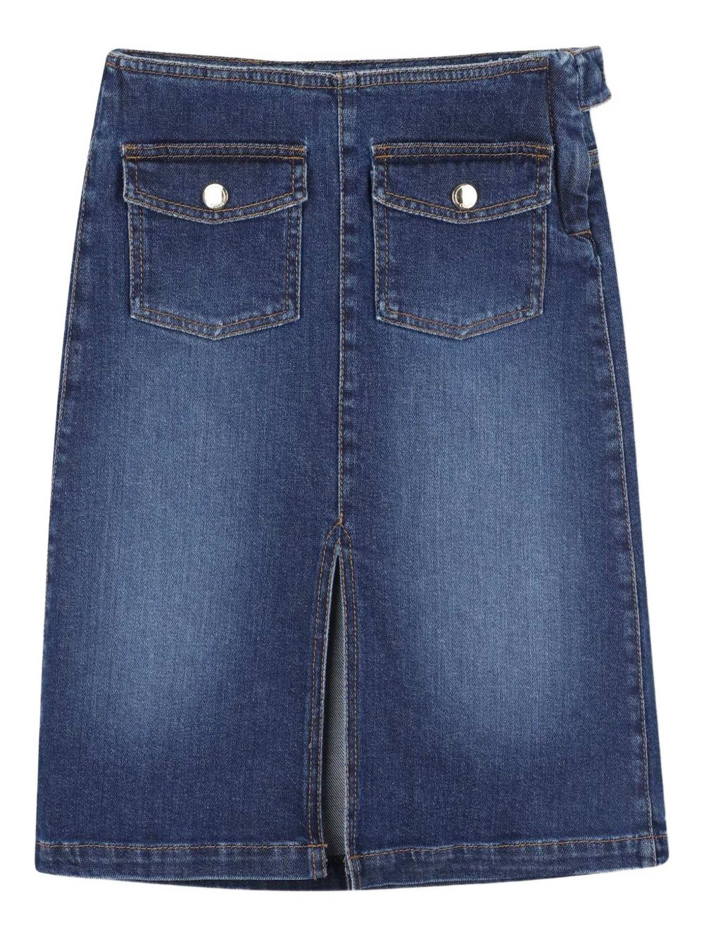 Denim midi skirt - Blue