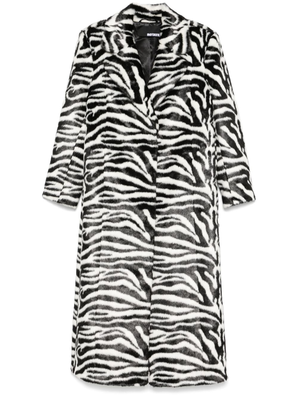 Fluffy Clasp coat - Black