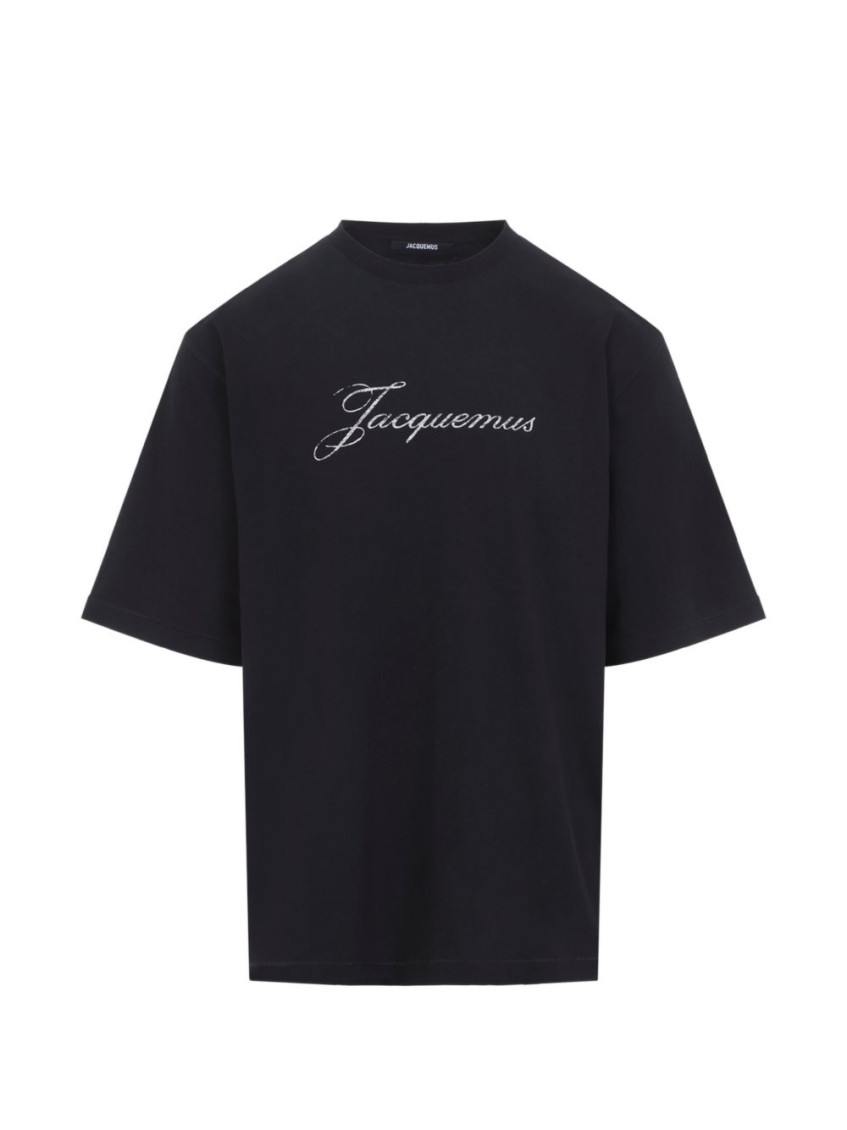 Jacquemus - cotton hemp jersey straight cut t shirt