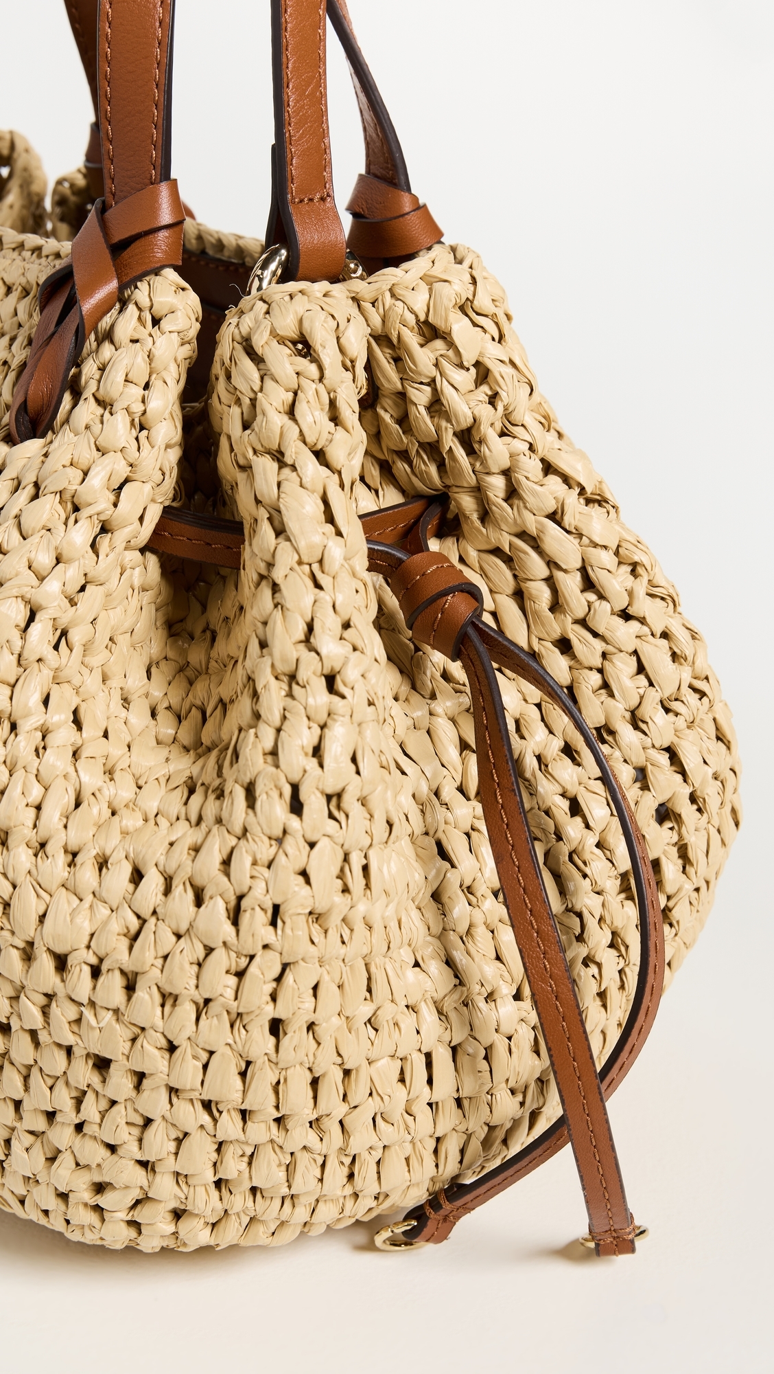 Gio Raffia Crossbody Bag Natural One Size