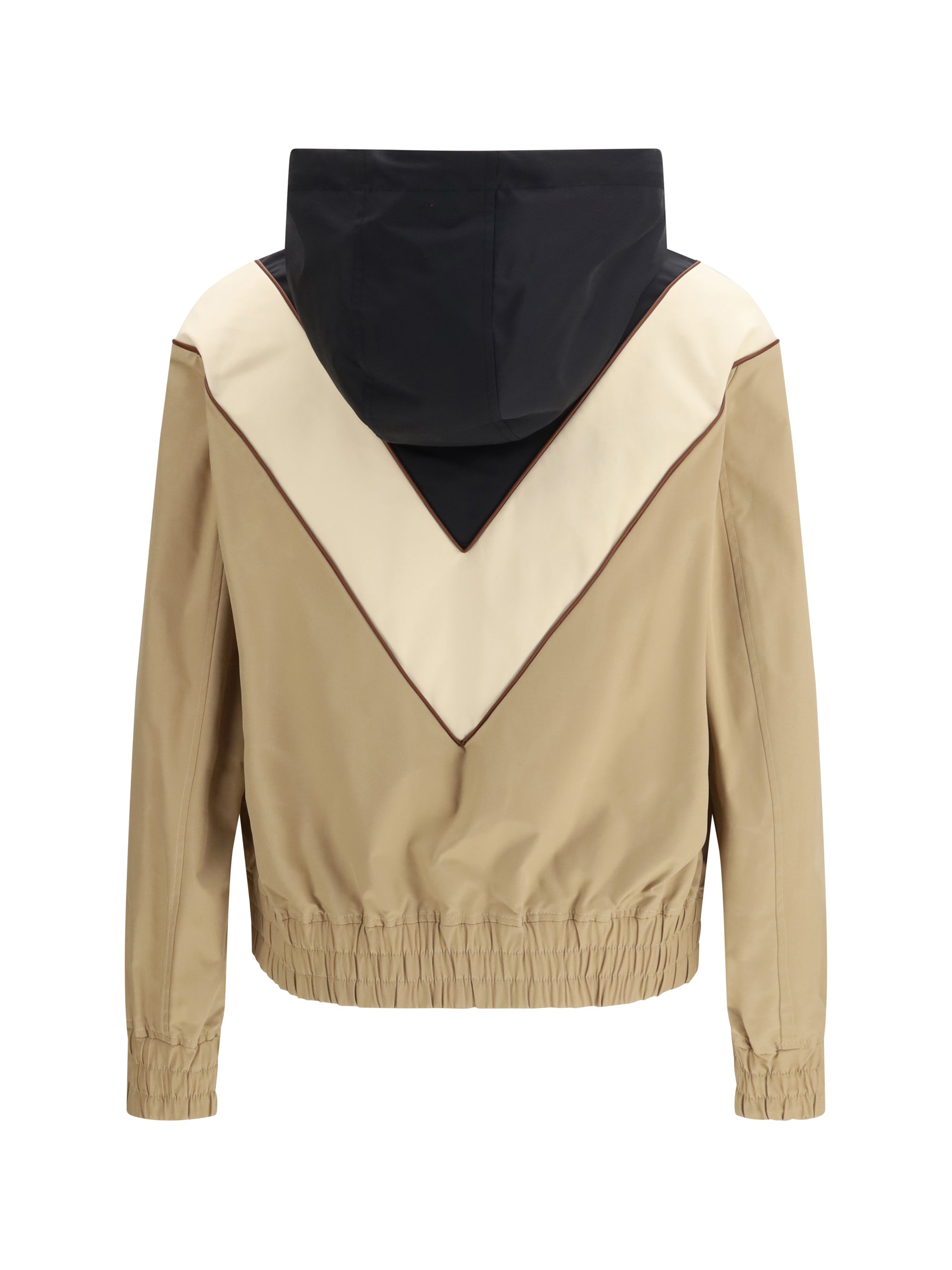VLogo Hooded Windbreaker Jacket — Multicolor