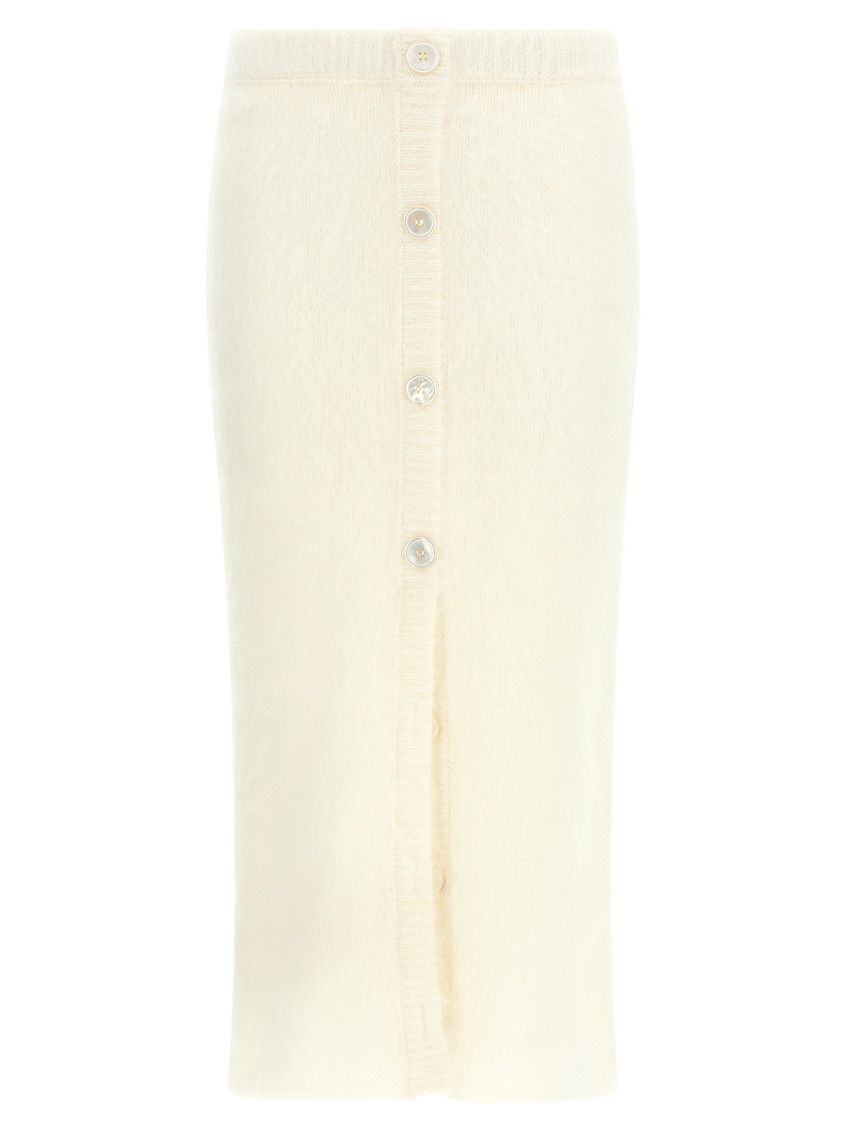 Carded Mohair Skirt
