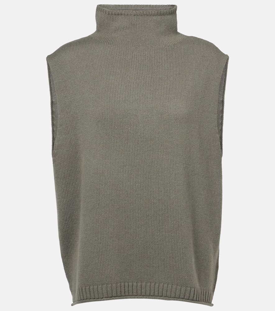 Knitted cashmere top