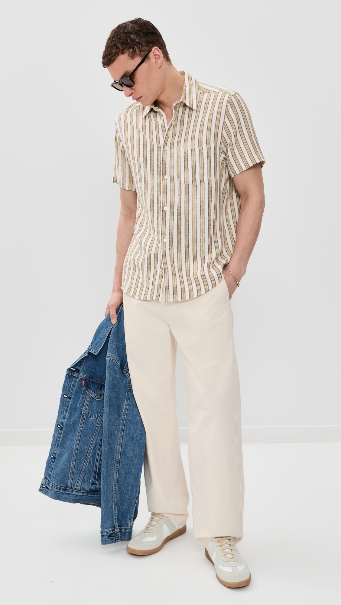 Canopy Classic Stripe Shirt White / Multi