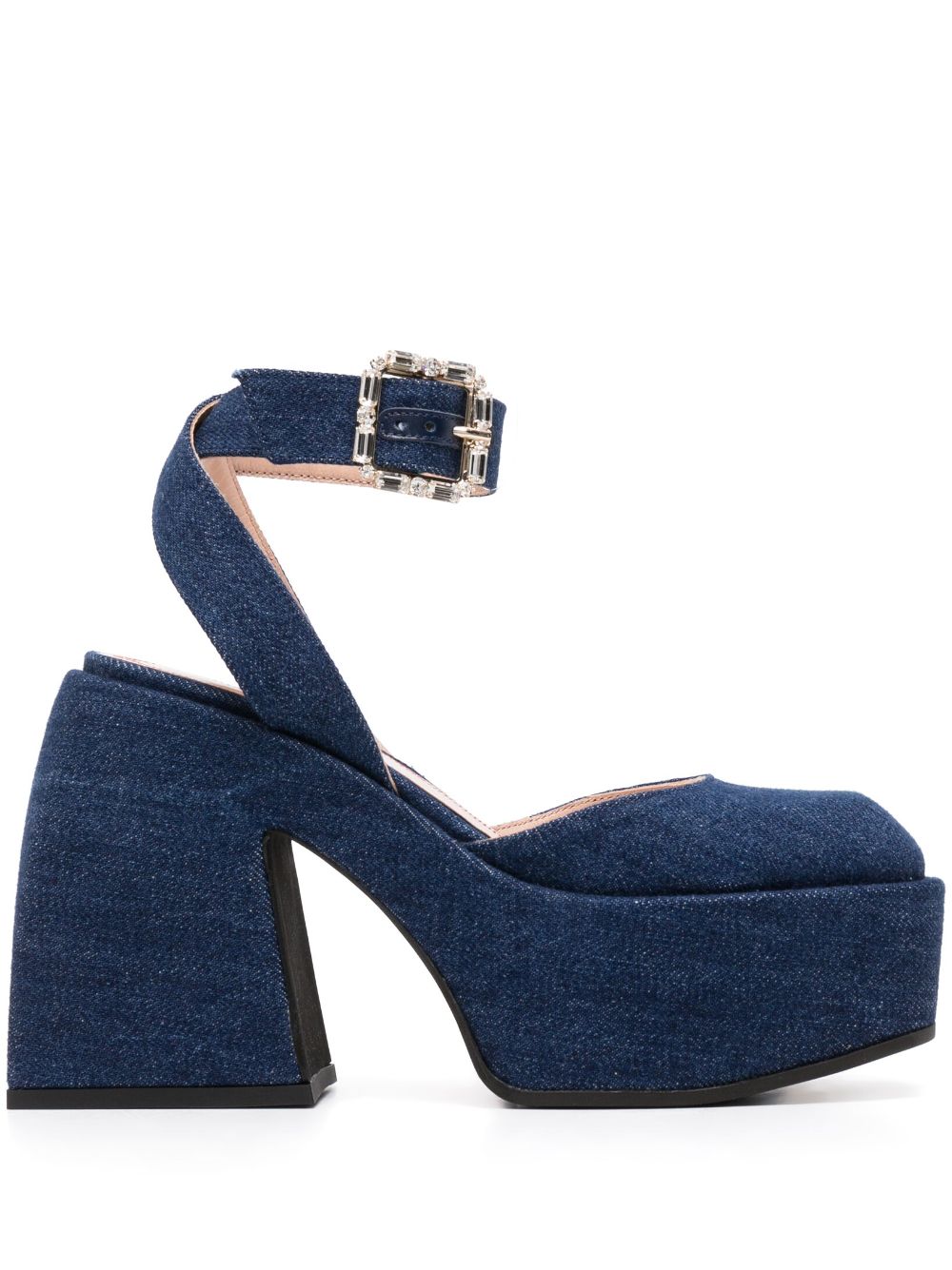 Bulla Sofia platform pumps - Blue