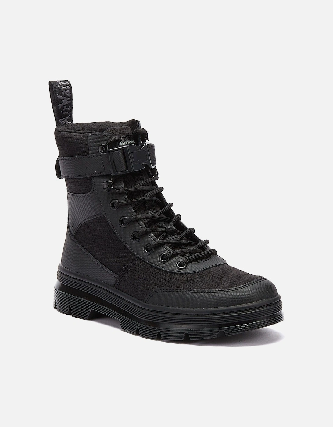 Women's Dr. Martens Combs Tech Mono Black Boots - Size: UK 10 / eu 45 / us 11