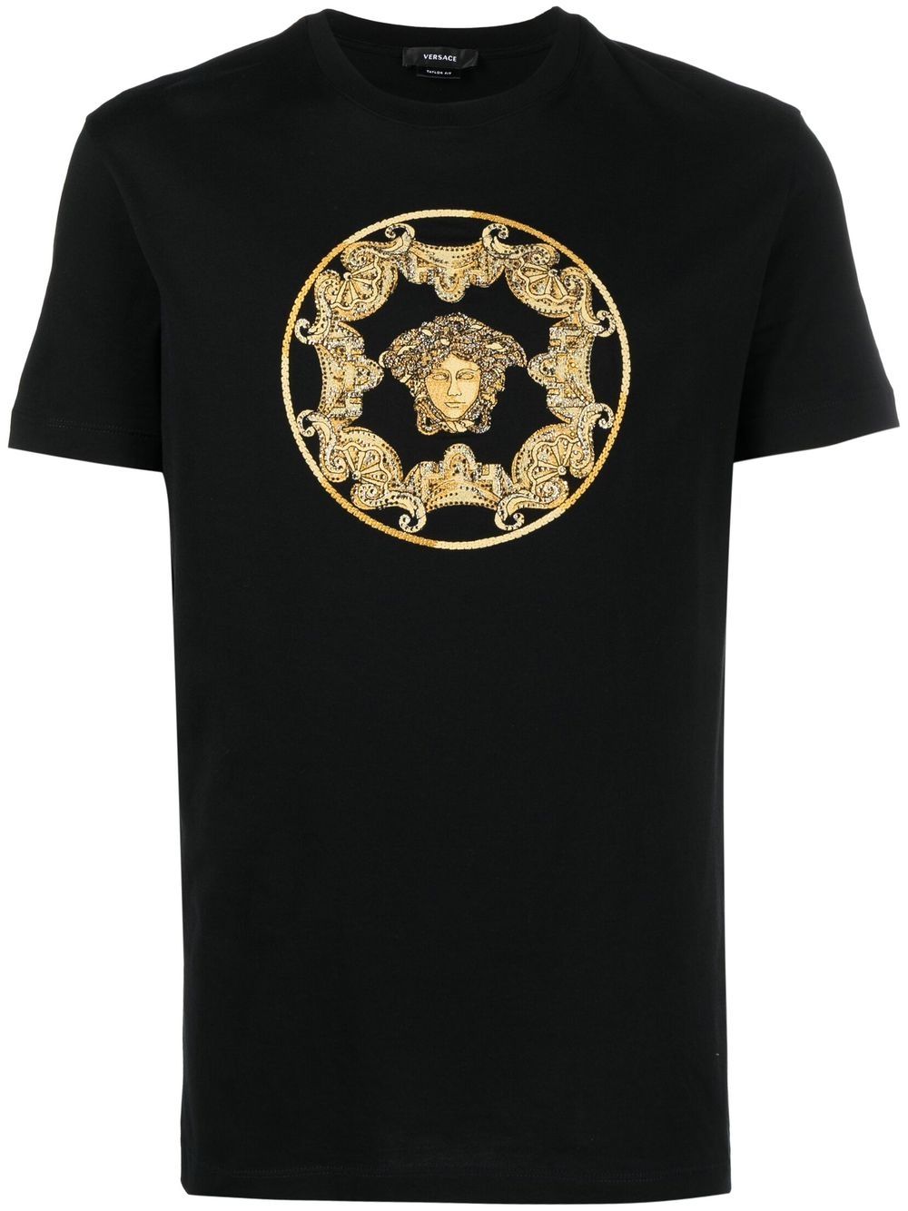 Medusa Head organic cotton T-shirt - Black