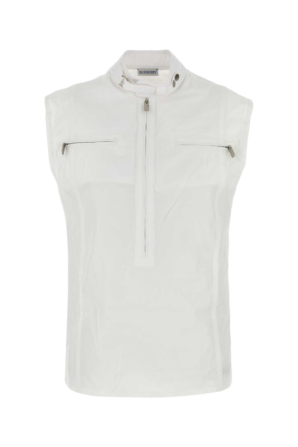 Cotton Vest — White