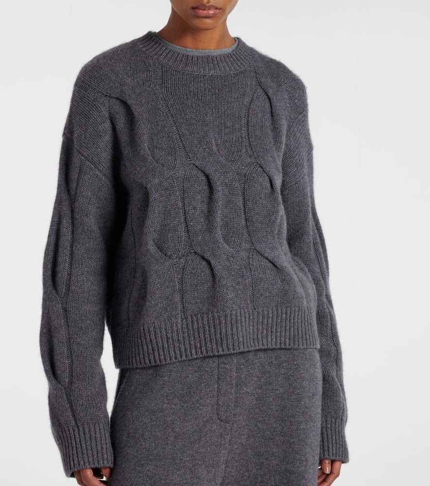 Sammie cable-knit cashmere sweater
