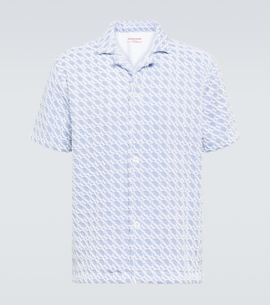 Howell cotton terry bowling shirt